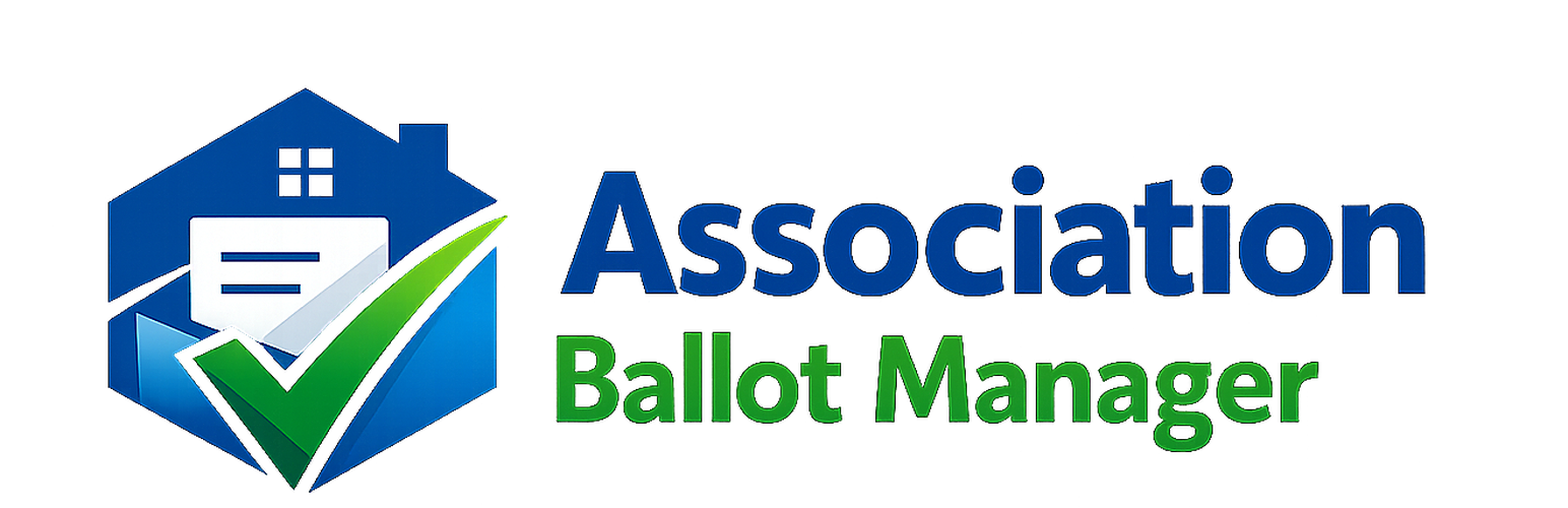 Association Ballot Manager Online Secured Elections